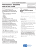 Adenovirus Vaccine VACCINE INFORMATION STATEMENT