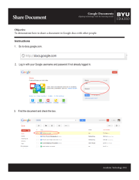 Share Document Google Documents
