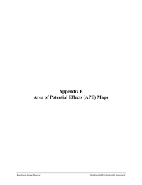 Appendix E Area of Potential Effects (APE) Maps Supplemental Environmental Assessment Woodward Avenue Streetcar