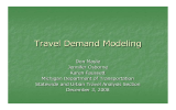 Travel Demand Modeling