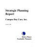 Strategic Planning Report  Campus Day Care, Inc.