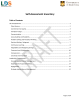 Self-Assessment Inventory Table of Contents