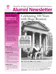 Alumni Newsletter Celebrating 100 Years with Huge Reunion