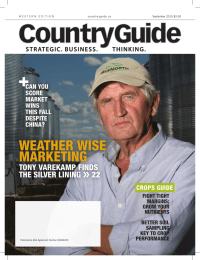 weather wise marketing tony Varekamp finds the silVer lining