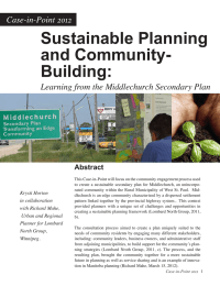 Sustainable Planning and Community- Building: People Making