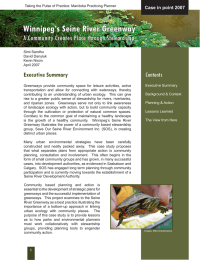 Winnipeg’s Seine River Greenway A Community Creates Place through Stewardship