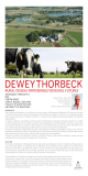 DEWEY THORBECK RURAL DESIGN: PARTNERING FOR RURAL FUTURES WEDNESDAY, FEBRUARY 27 6PM