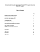 Internationally Educated Agrologists Pilot (IEAP) Program Outcomes 2007-2011 Report Table of Contents