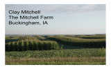 Clay Mitchell The Mitchell Farm Buckingham, IA