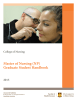 Master of Nursing (NP) Graduate Student Handbook 2015 College of Nursing