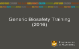 Generic Biosafety Training (2016)