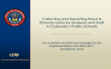 Collecting and Reporting Race &amp; Ethnicity Data for Students and Staff