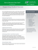 Supporting Student Success How is Education Data Used? FACT SHEET