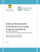 Clinical Biochemistry Post-Doctoral Training Program Handbook