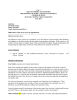 Page 1 THE UNIVERSITY OF MANITOBA DEPARTMENT OF SUPPLY CHAIN MANAGEMENT COURSE OUTLINE