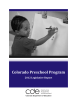 Colorado Preschool Program  2012 Legislative Report    Colorado Department of Education