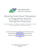 Moving from Zero Tolerance to Supportive School Discipline Practices