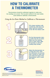 HOW TO CALIBRATE A THERMOMETER