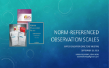 NORM-REFERENCED OBSERVATION SCALES