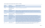 Assessment	Instrument	Description:	Galileo