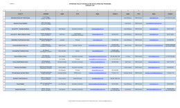 APPROVED FACILITY SCHOOLS AND STATE OPERATED PROGRAMS CONTACT LIST