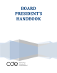 BOARD  PRESIDENT’S  HANDBOOK 