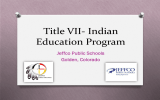 Overview of Title VI Program for Jeffco Public Schools