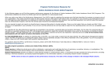 Program Performance Measures for  Justice Assistance Grant (JAG) Programs