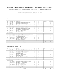 Department of Computer Science &amp; Engineering