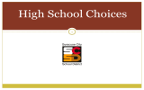 High School Choices 1