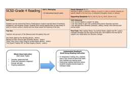 SCSD Grade 4 Reading   