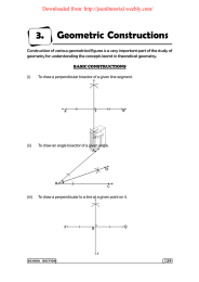 3. Geometric Constructions Downloaded from: