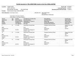 Facility Summary in YELLOWSTONE County in the City of BALLANTINE