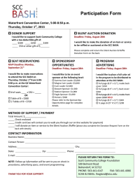Waterfront Convention Center, 5:00-8:30 p.m. Thursday, October 1 , 2015