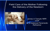 Field Care of the Mother Following the Delivery of the Newborn CCP