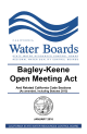 Bagley-Keene Open Meeting Act And Related California Code Sections