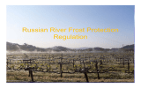 Russian River Frost Protection Regulation