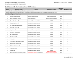 Draft Phase II Small MS4 General Permit