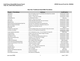 Draft Phase II Small MS4 General Permit