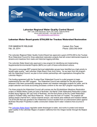 Lahontan Regional Water Quality Control Board