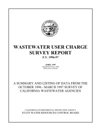 WASTEWATER USER CHARGE SURVEY REPORT