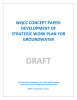 DRAFT WQCC CONCEPT PAPER: DEVELOPMENT OF STRATEGIC WORK PLAN FOR