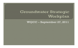 Water Boards Draft Groundwater Strategic Workplan