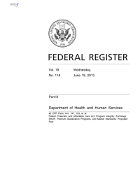 Department of Health and Human Services Vol. 78 Wednesday, No. 118