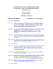 TWENTIETH ANNUAL MEETING OF THE CALIFORNIA AQUATIC BIOASSESSMENT WORKGROUP MEETING AGENDA