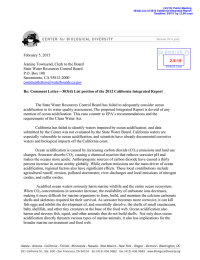 (3/3/15) Public Meeting 303(d) List of 2012 California Integrated Report