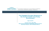 The Engaged Provider Response to the Current Health Care Policy Environment