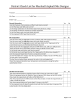 District Check List for Marshall Asphalt Mix Designs