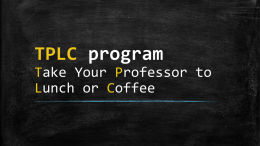 TPLC program T P