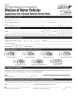 Division of Motor Vehicles Application for a Special Veteran Service Plate